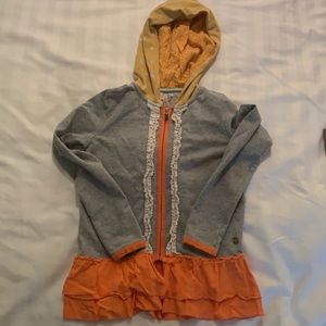 Matilda Jane- zipper hoodie- size 8
